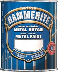 Hammerite Pürüzsüz Metal Boyası Beyaz 0,75 Lt