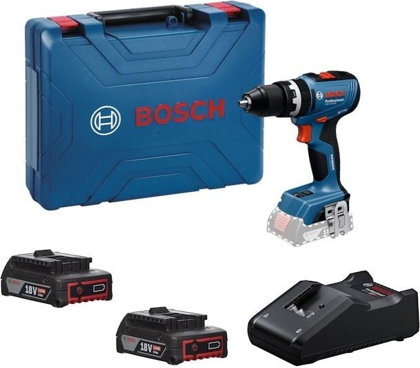 BOSCH Gsb 18V-65 2X2.0AH Çift Akülü