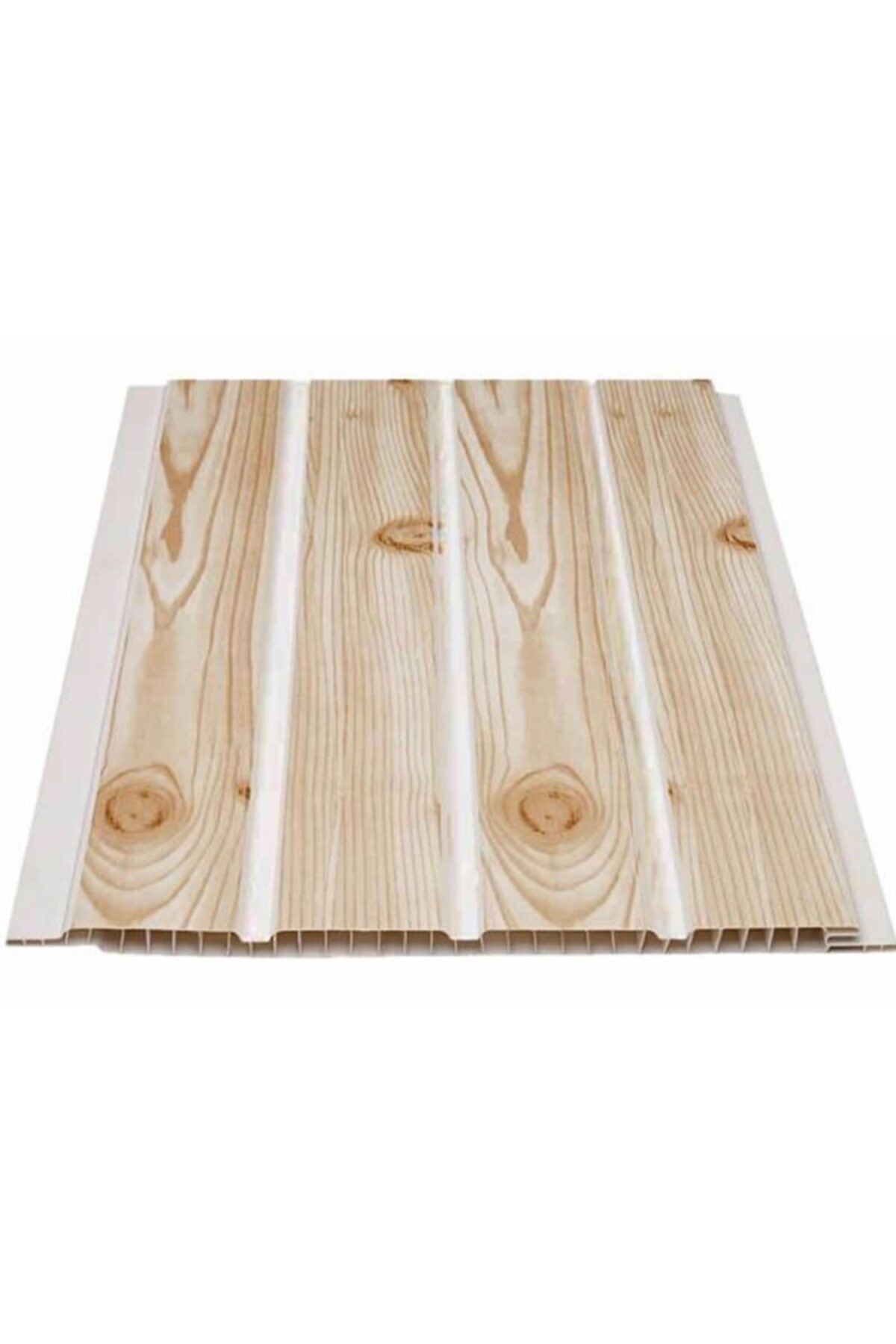 Fugalı Fındık Ahşap Desen Plastik Pvc Duvar Tavan Lambiri / 20 Adet 20cm X 2 Metre - 8 Metrekare