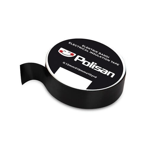 POLİSAN ELEKTRIK BANDI -  SİYAH 19MM *10YRD