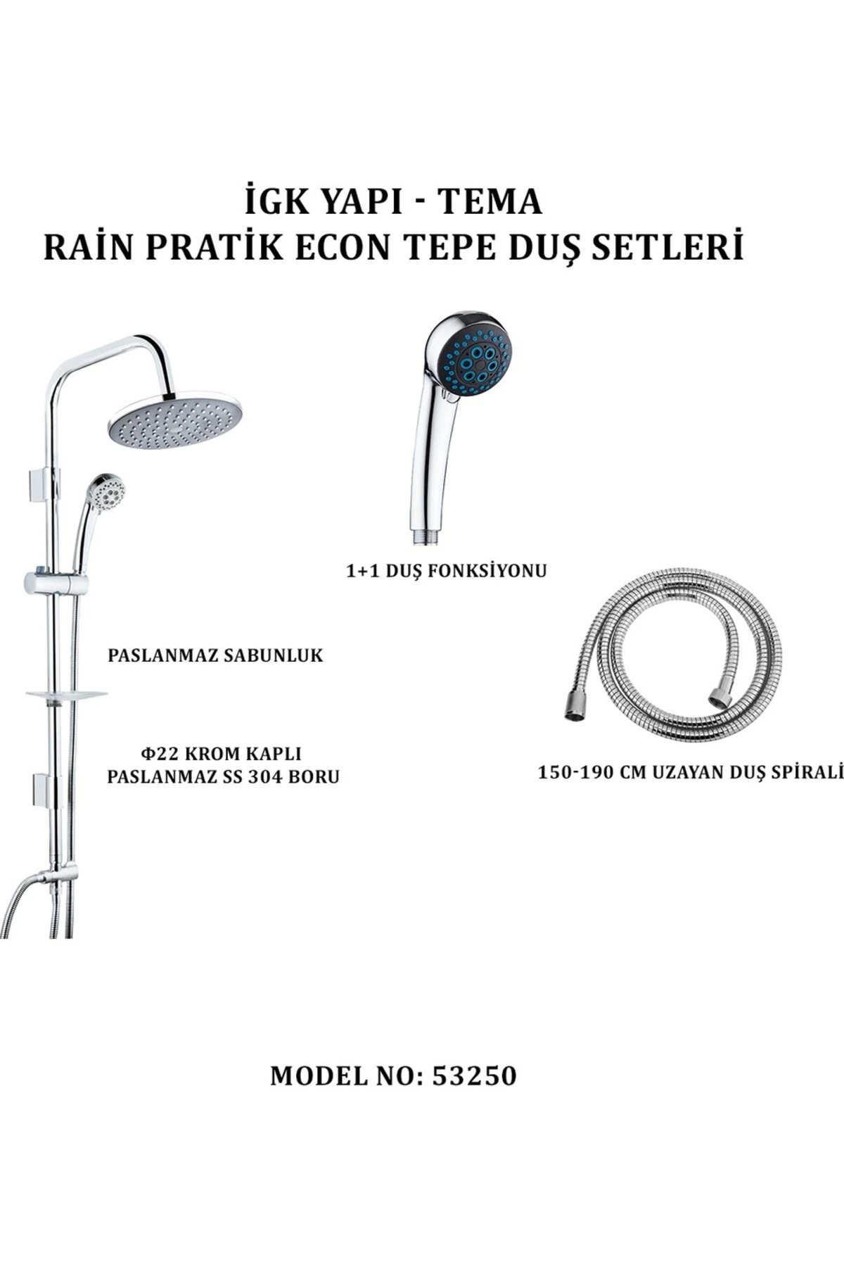 Sürgü Duş Seti̇ Econ