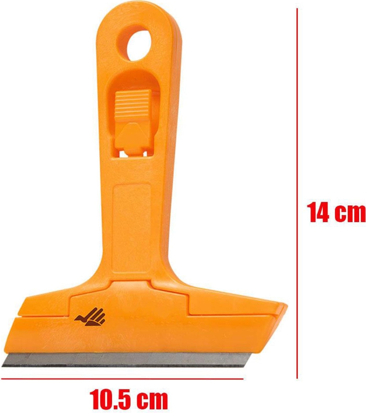 Turuncu Cam Kazıma Bıçağı Saplı 14,5 cm CKS002