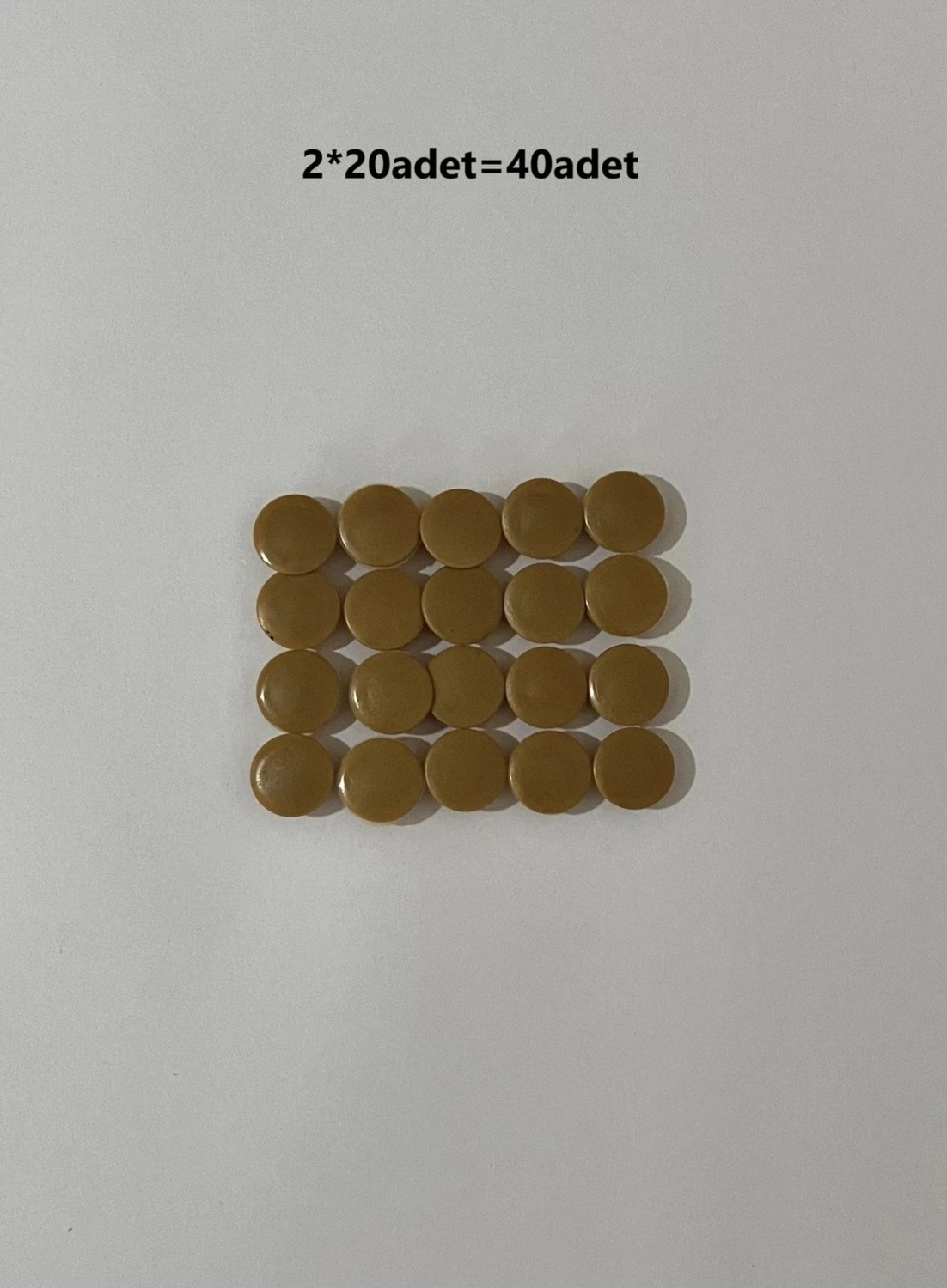 Çelik Kapı Vida Gizleme Tıpası, 40 Adet, Dekoratif ve Pratik Kullanım Sağlar.