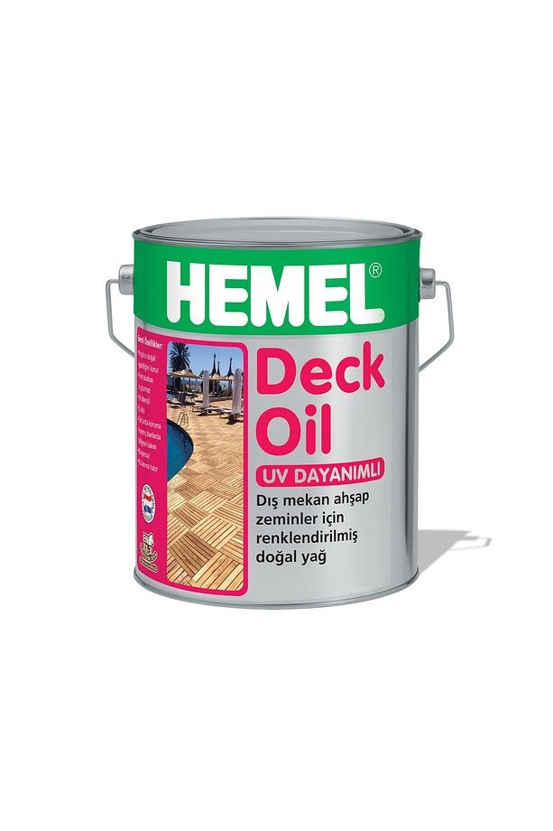 Deck Oil - Deck Zeminler Için Renkli Yağ Tanatone Brown-15 Lt