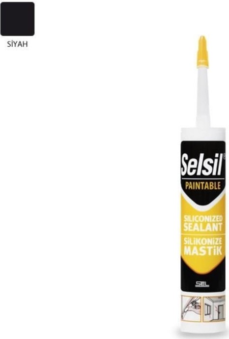 Silikonize Mastik Siyah 485 gr