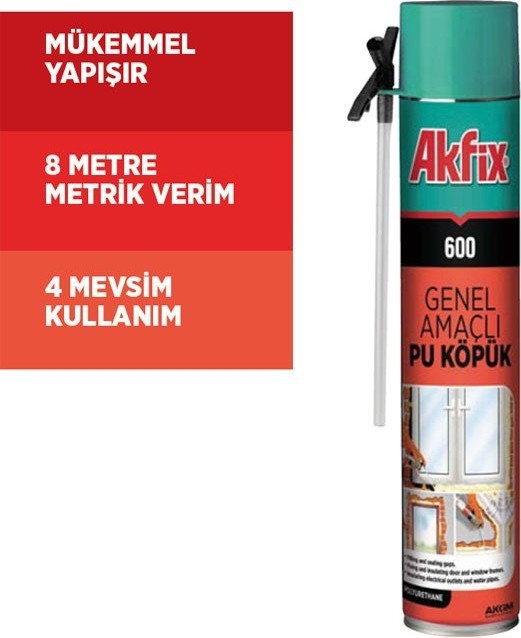 600 Genel Amaçlı Pu Köpük 750ML / 600GR