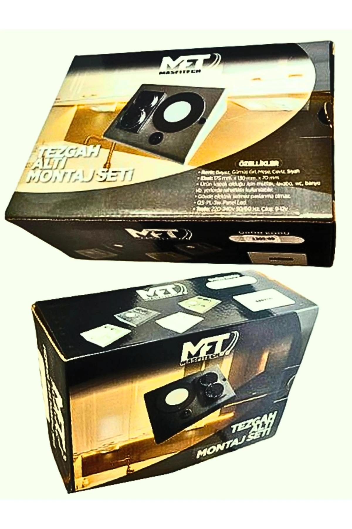 Dolap & Tezgah Altı Prizli Aydınlatma 3 Watt (BEYAZ İŞIK) 10 Adet