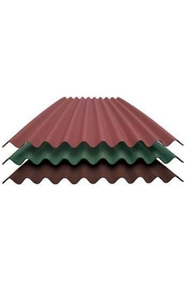 Hr Levha 5 Adet Kırmızı Çatı Kaplama 2000x960x3mm