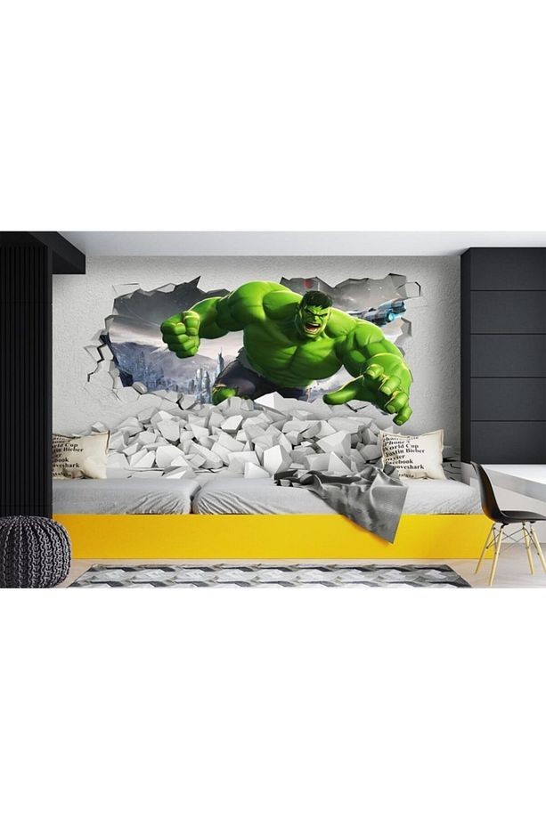 Hulk Yeşil Dev Çocuk Odası Duvar Kağıdı