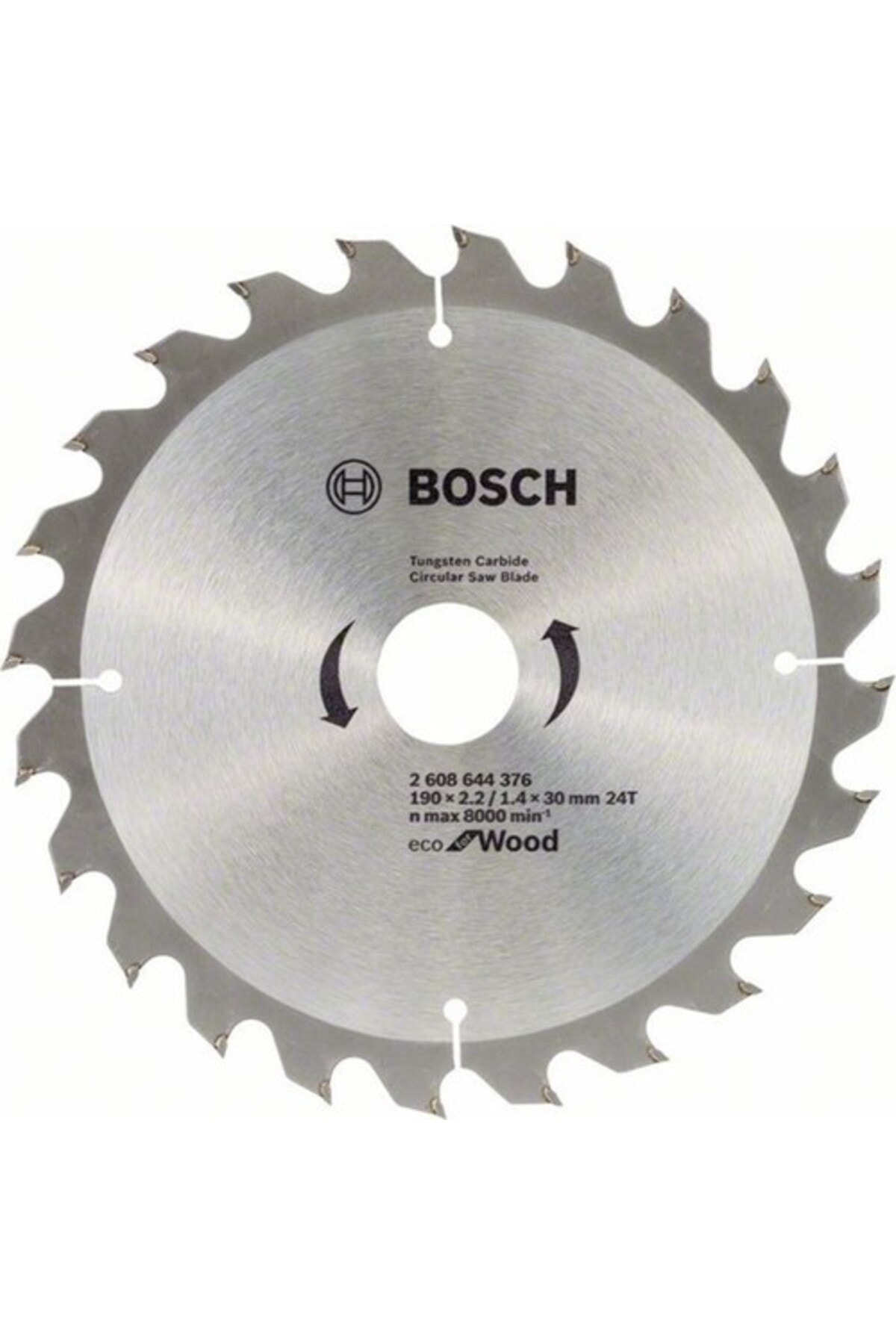 Nalburkent Eco For Daire Testere Ahşap Mdf Sunta Kesme Bıçağı 190mmx 2.2 24 Diş