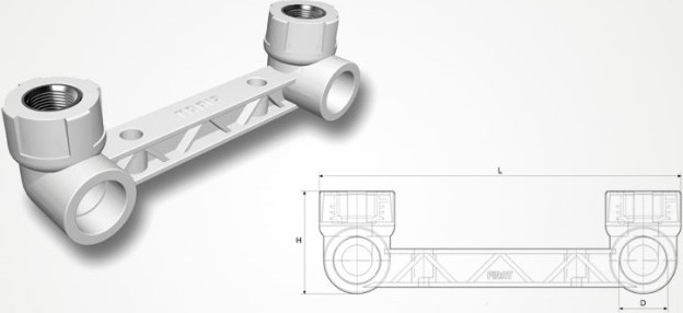 20 mm 1/2" Batarya Bağlantısı Çiftli