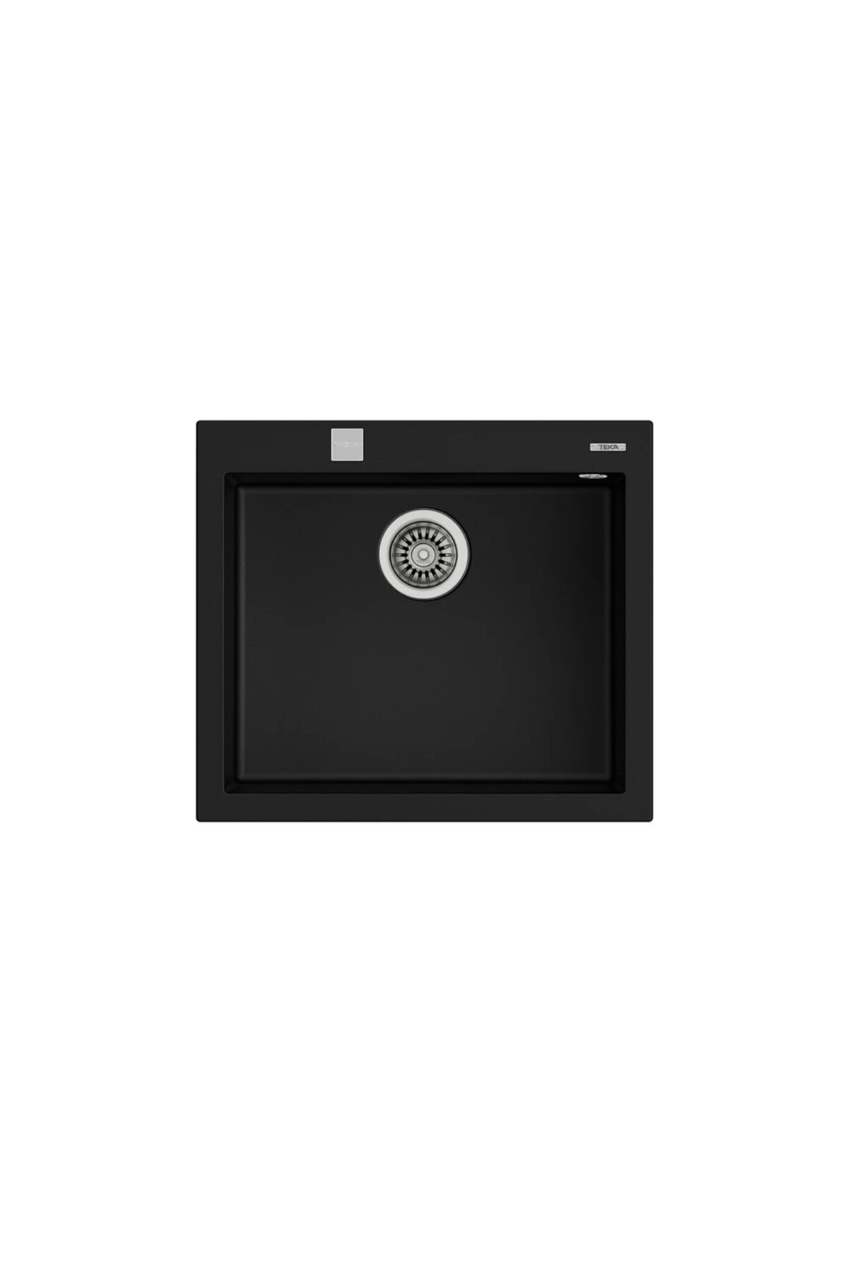 ForSquare 50.40 TG Tezgah Üstü Siyah Granit Evye