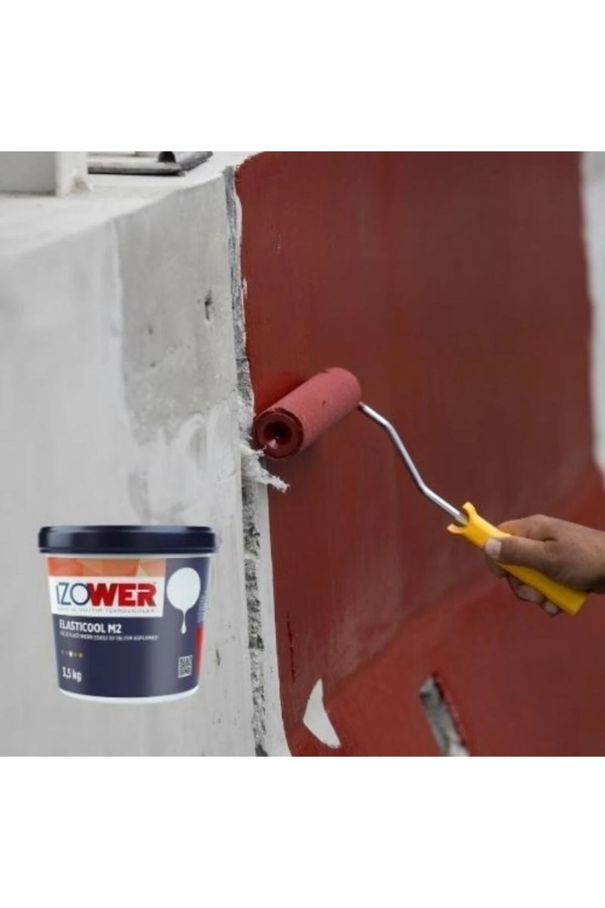 M2 Elastik Su Yalıtım Kaplaması- Gri- 10 Kg