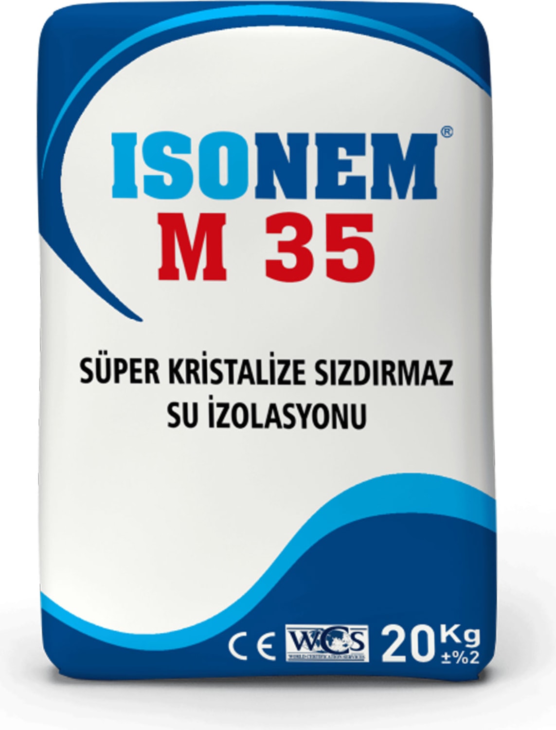 Isonem M35 Süper Kristalize Sızdırmaz Sıvı Yalıtım Malzemesi 20 kg