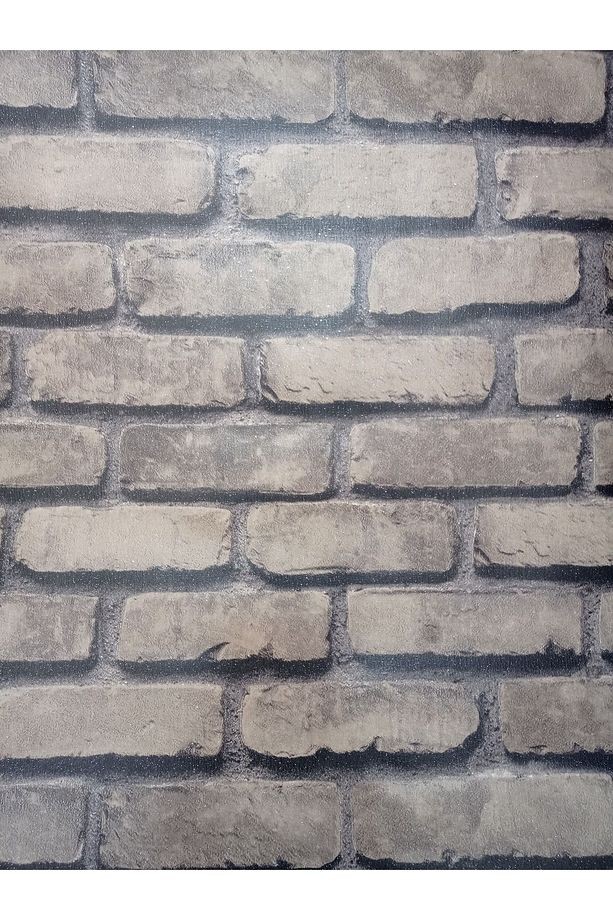 Osk 3d Taş Desen Simli Duvar Kağıdı