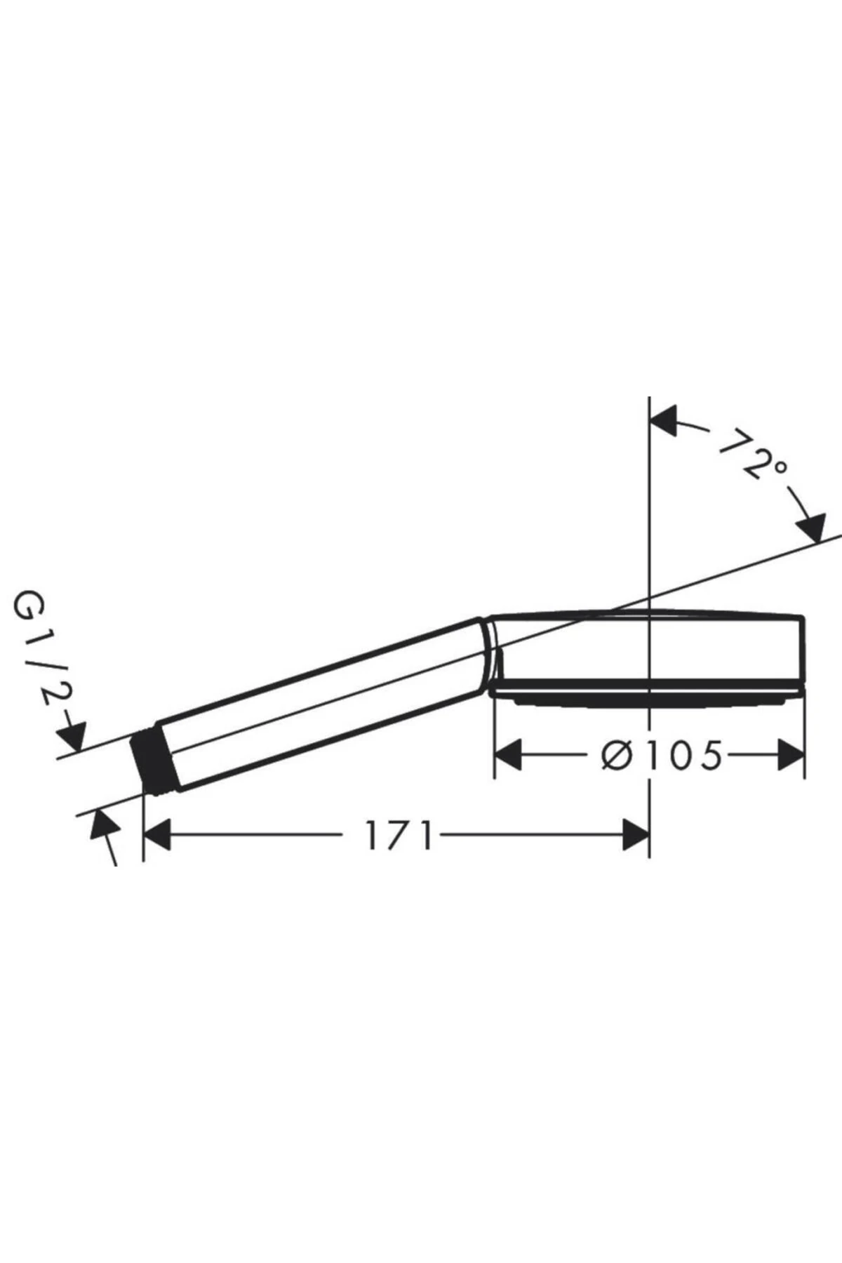 Pulsify 1jet El Duşu Satin Beyaz 24120700