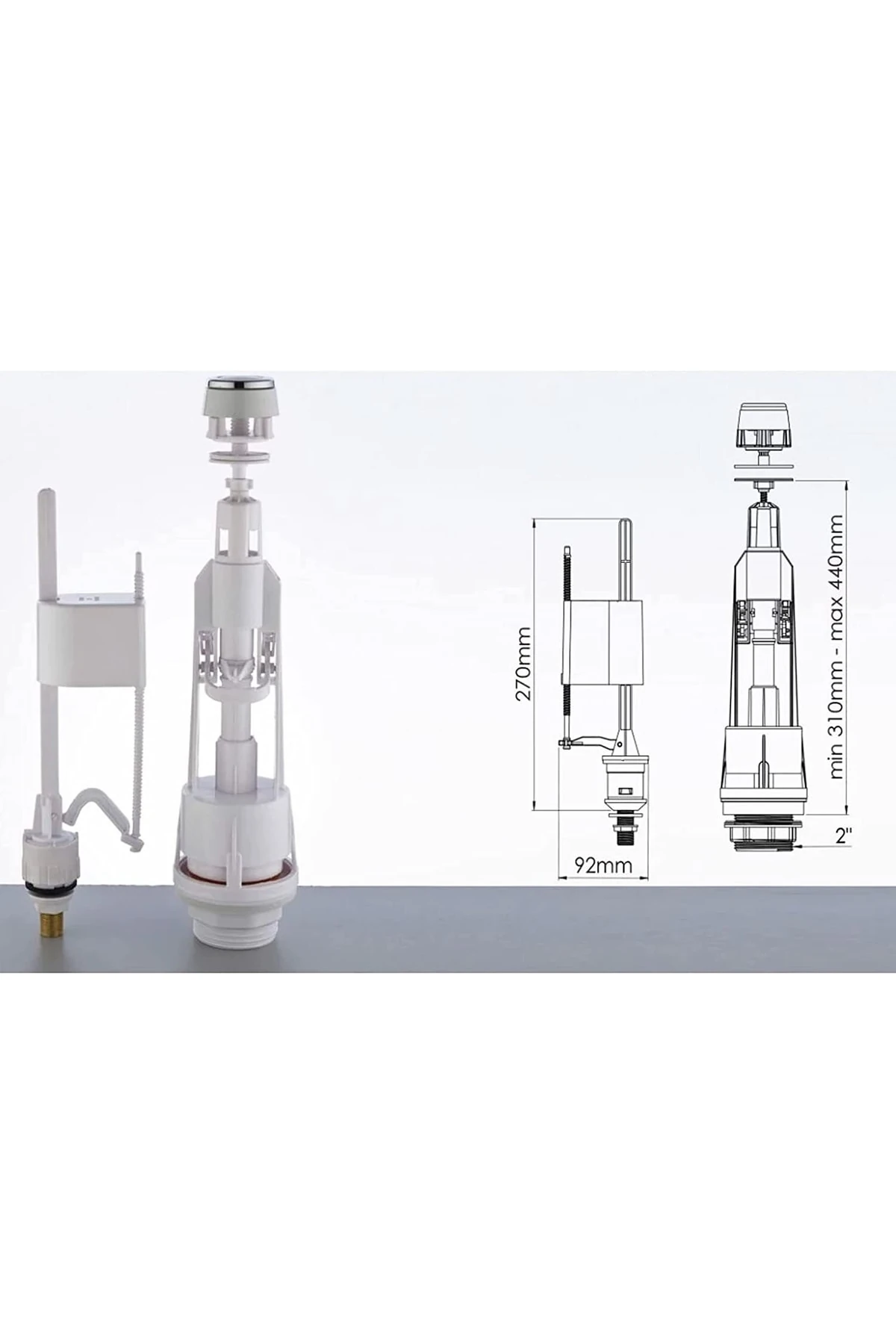 ysfx Rezervuar Basmalı İç Takım Klozet Sifon İç Takımı Life Sell 721051