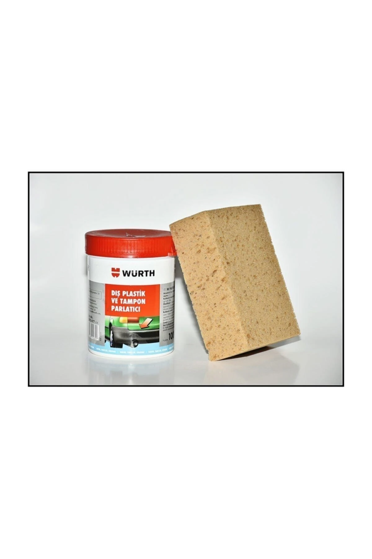 Star Global Dış Plastik Tampon Parlatıcı 1000 ml. + Oto Yıkama Süngeri