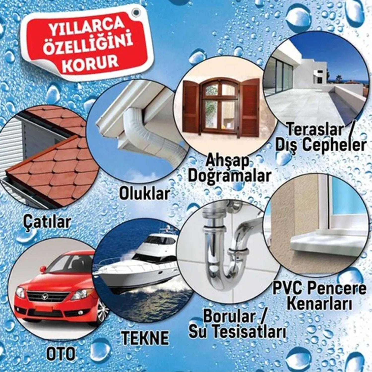 Glaswen Leak Fix Su Geçirmez Sızdırmaz Sızıntı Önleyici Kauçuk Kaplama Izolasyon Şeffaf Sprey 200 ml