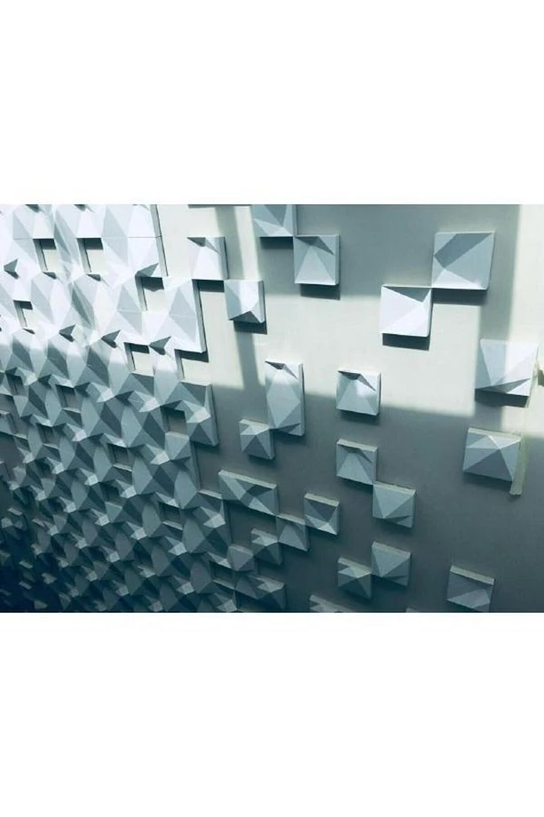 Penta 3 Boyutlu Dekoratif Duvar Paneli (1M2) (-BEYAZ-)