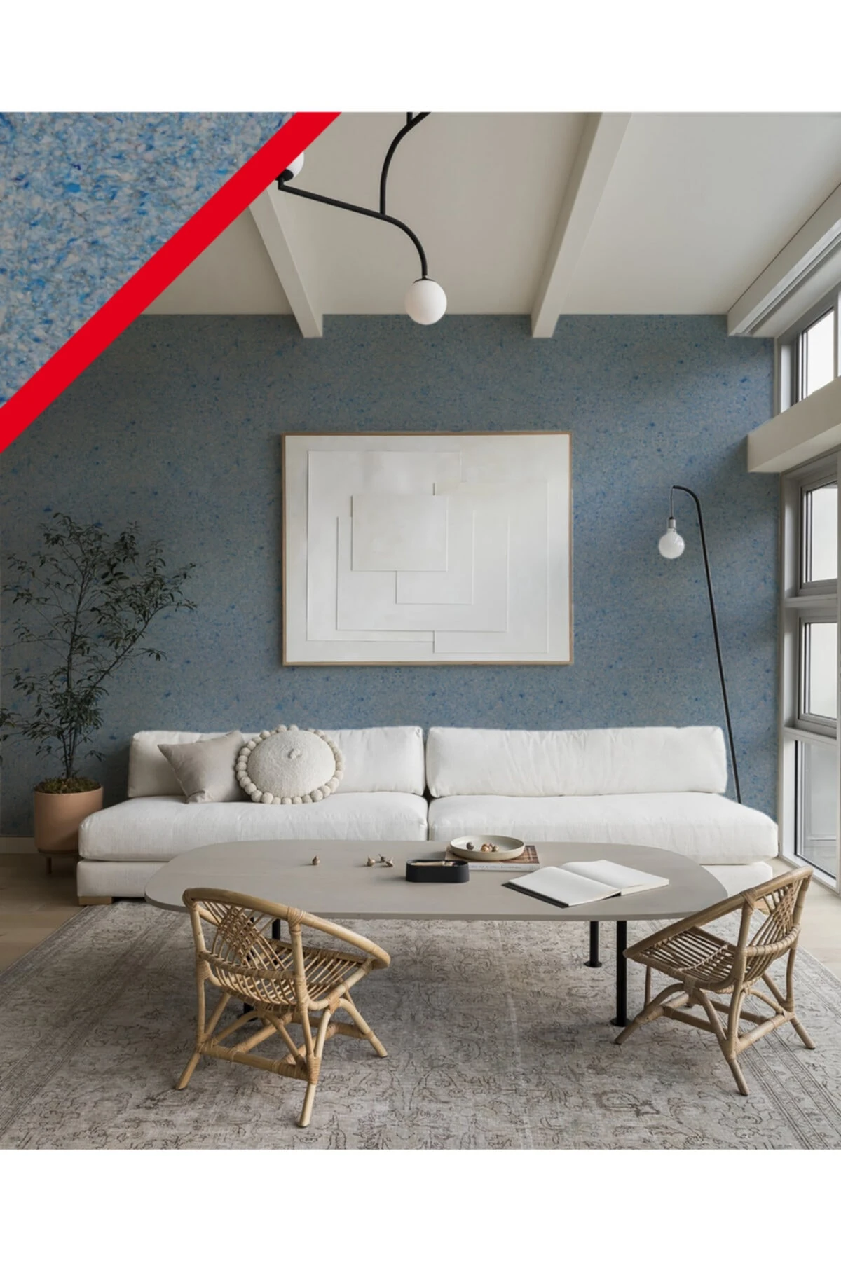 Enerjik Isı Ve Ses Yalıtımlı Ipek Sıva Extreme Serisi - Ext 008 Mavi