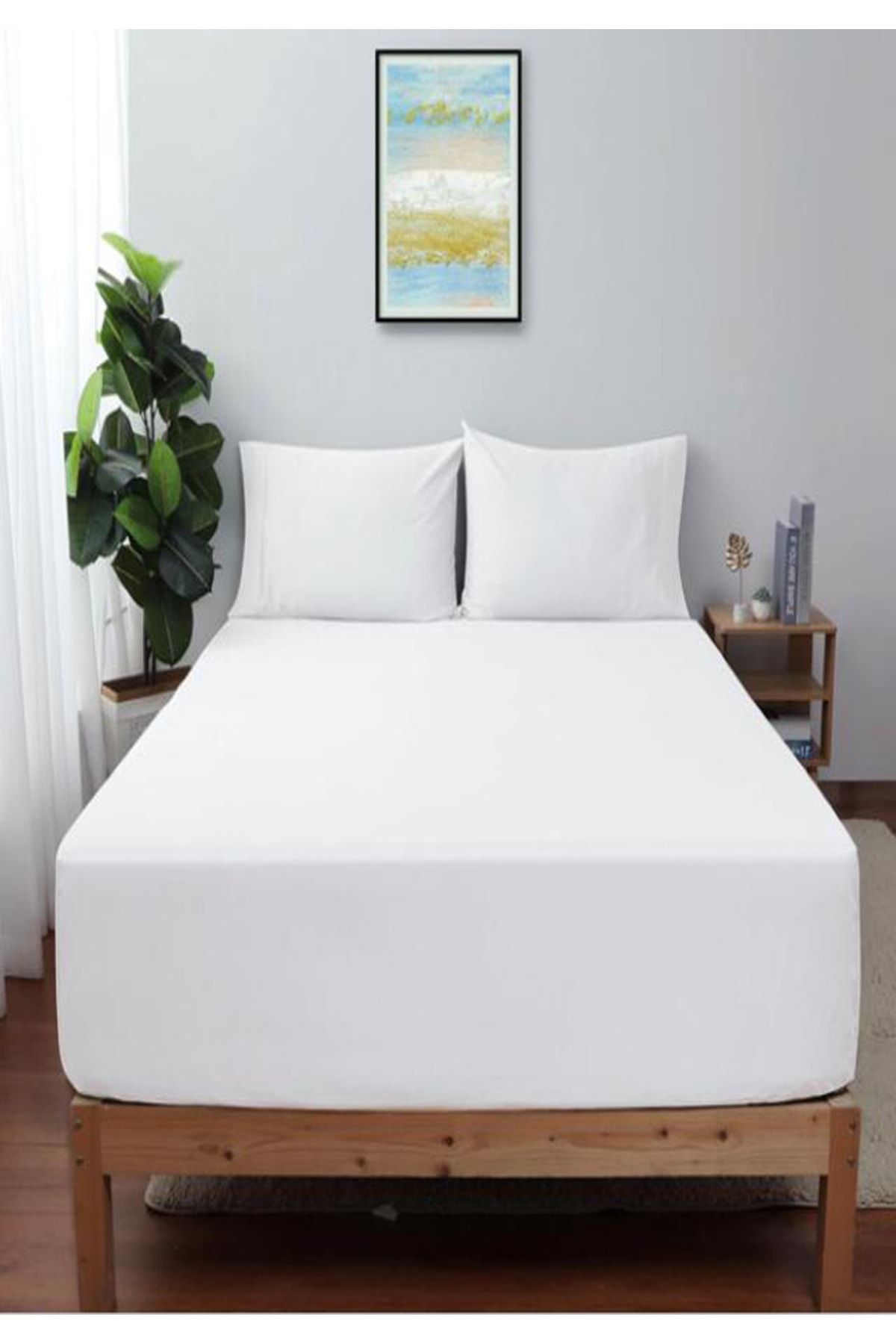 ÇİFT KİŞİLİK  ÇARŞAF TAKIMI -KING SIZE (200X200+40 CM+50X70 2 ADET)