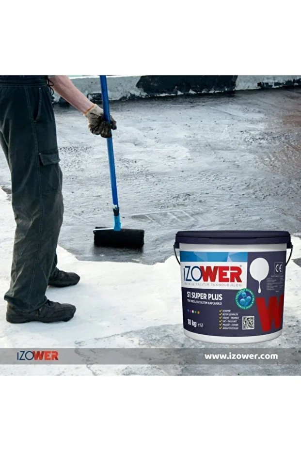 S1 Süper Plus Su Yalıtım Kaplaması- Kiremit Rengi- 18 Kg