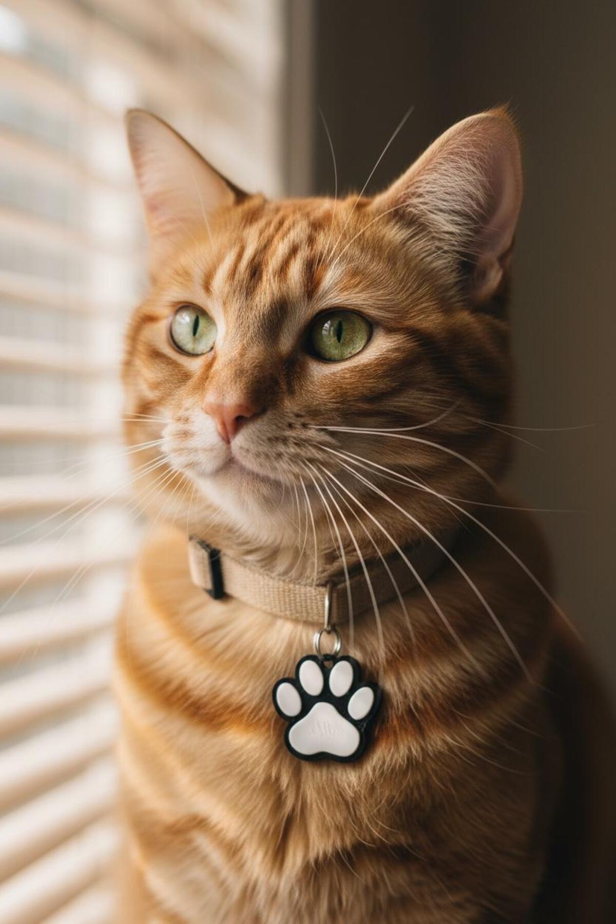 Akıllı NFC Kedi Kimlik Anahtarlığı-Pati Şekilli, Temassız Bilgi Paylaşımı (Kırmızı / Mavi / Siyah)