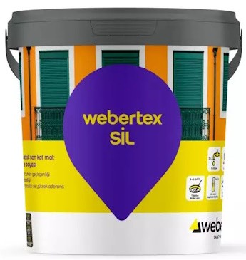 Weber Tex Sil Mat Dış Cephe Boyası 15 lt