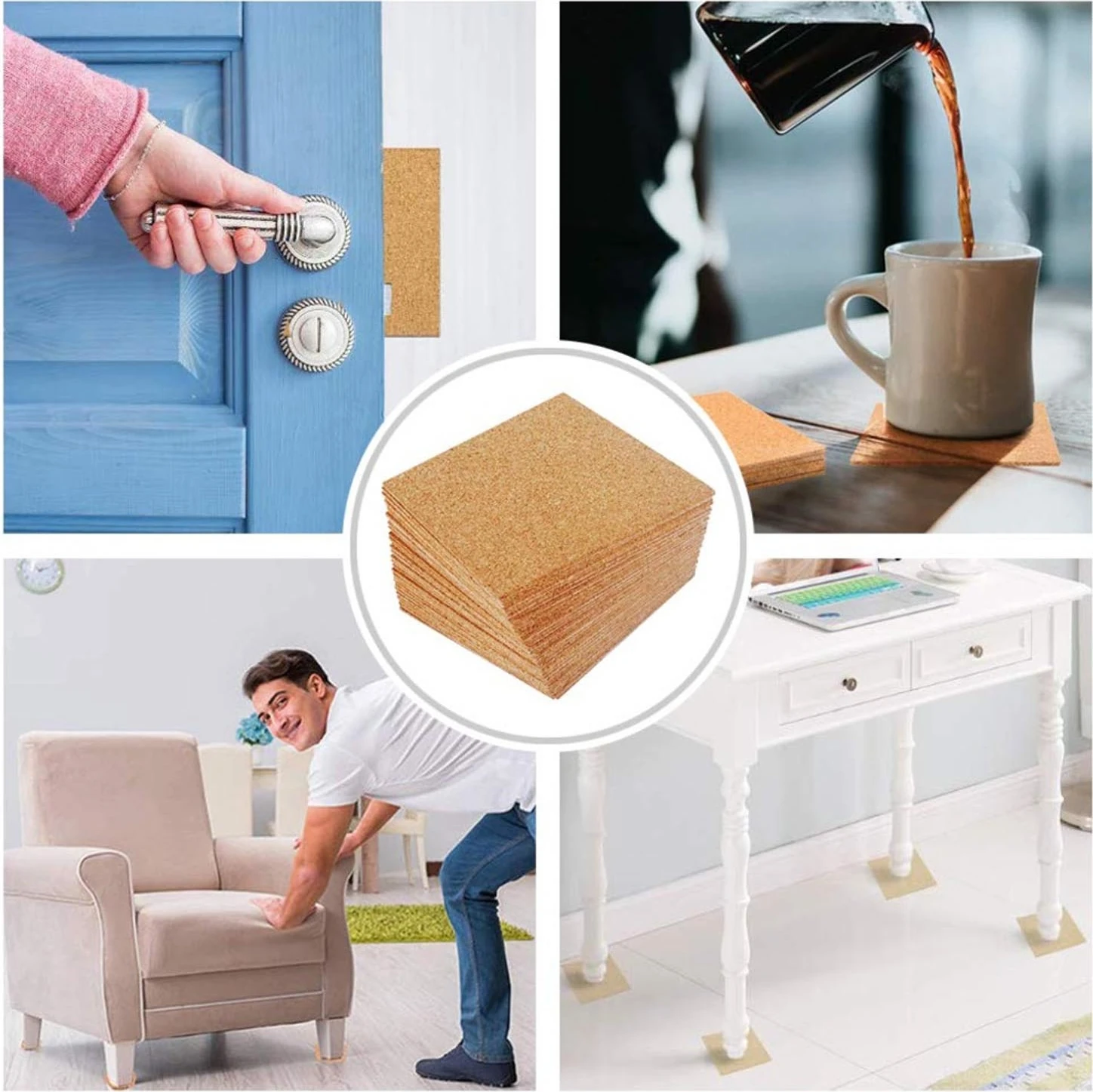 Mantar Levha Doğal.şilte Altı ,ses Yalıtım Için 2 mm 60X90 cm