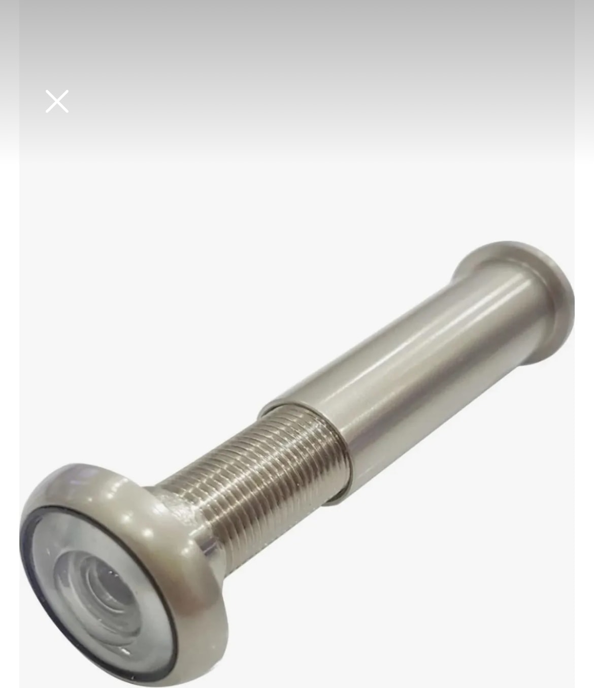 Ayarlanabilir Çelik Kapı Dürbünü Saten 50-90 mm
