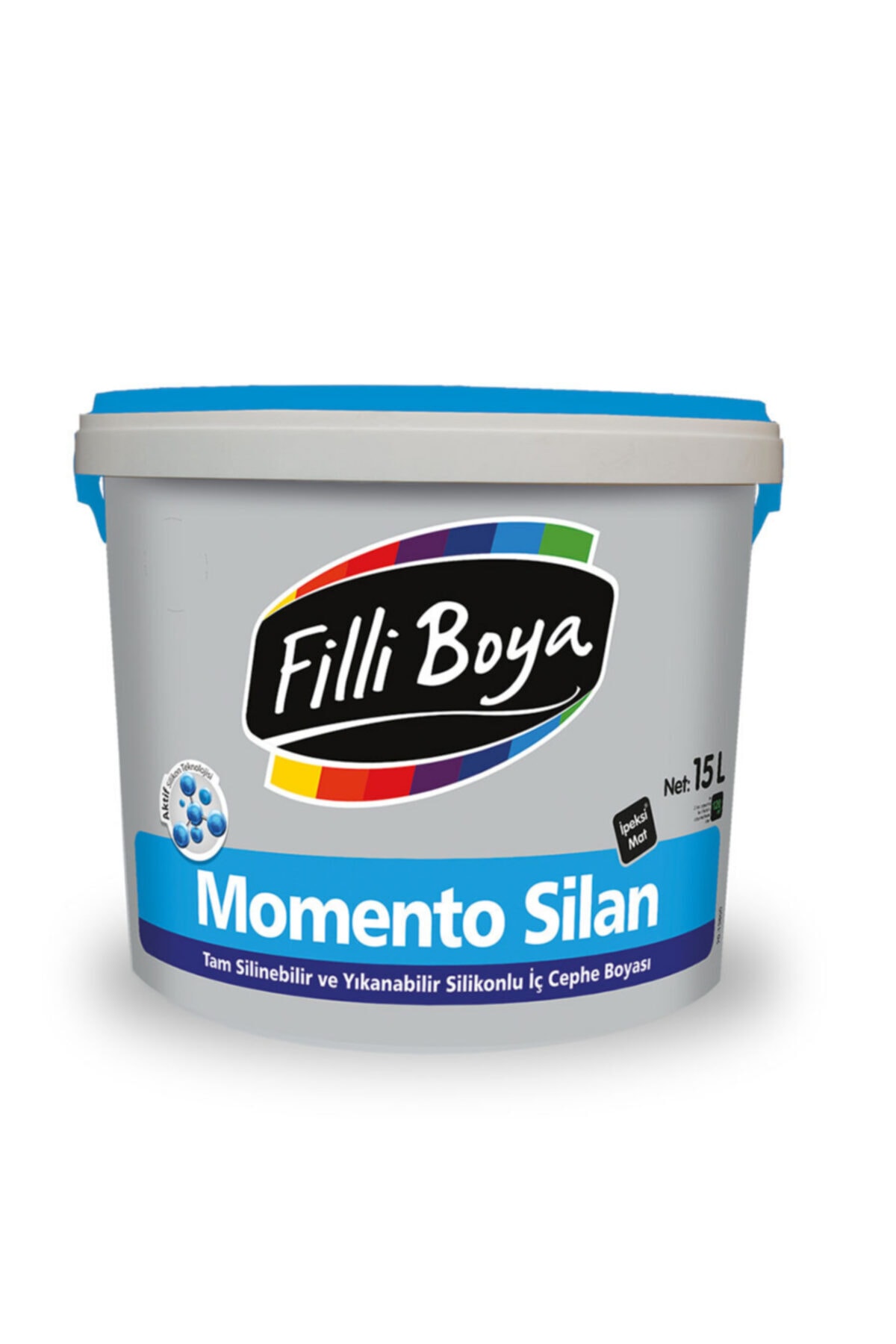 FİLLİ Momento Silan Tam Silinebilir Ve Yıkanabilir Silikonlu Iç Cephe Boyası 2,5lt 3,5kg