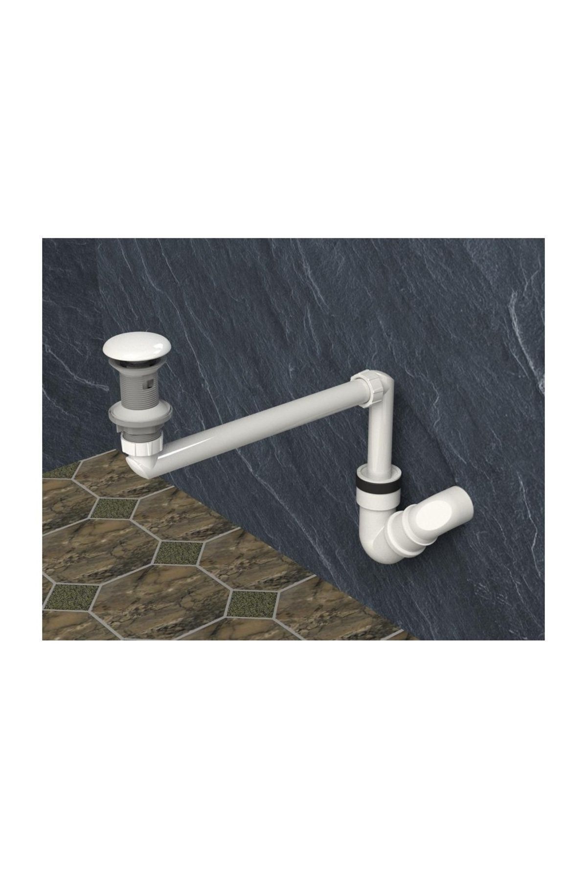 Yt85 pvc Es sifonu 50mm Pis su gideri koku engelleyici