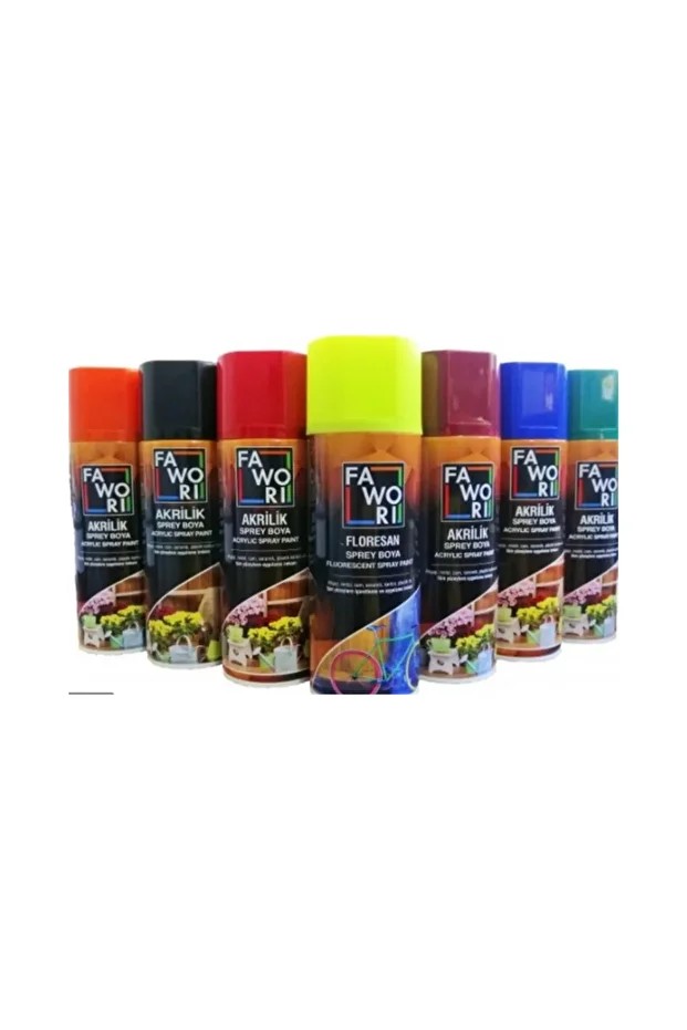 Akrilik Sprey Boya 400 ml Parlak Siyah