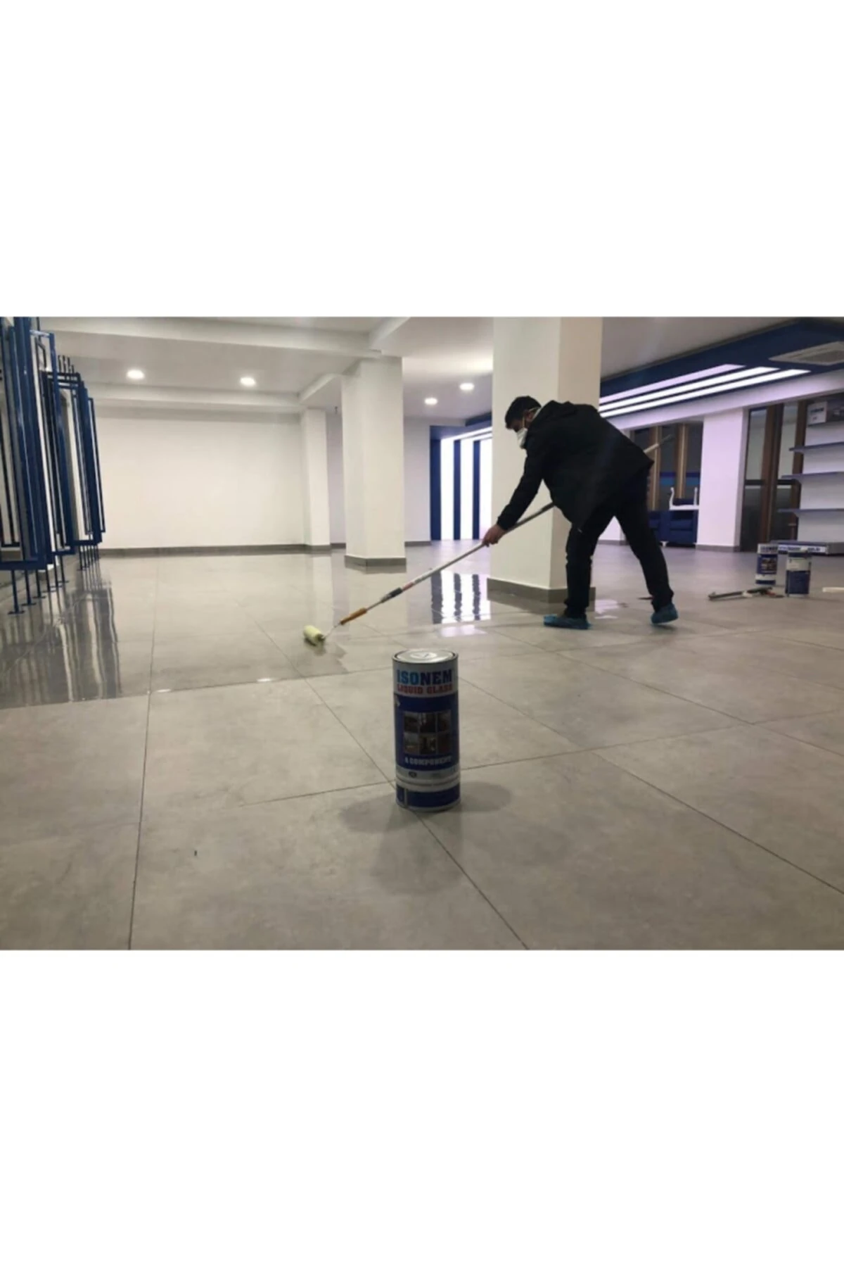 Liquid Glass 2 Kg Set Sıvı Cam Şeffaf Su Yalıtım Malzemesi