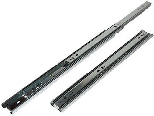 Çift Açılım 45 mm Teleskopik Bilyeli Çekmece Rayı 35 cm