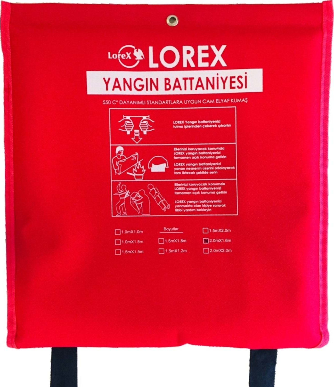 LR-FB2016C Çantalı Yangın Söndürme Battaniyesi