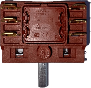 Ozn Üçlü Soketli Çevirmeli Polyemit Fırın Anahtarı