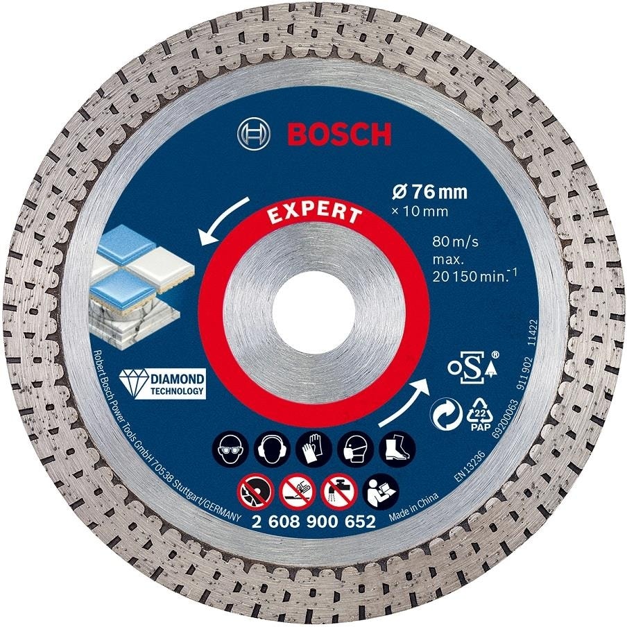 BOSCH Expert 76 mm Seramik Kesme Diski Gws 12 Uyumlu 2608900652