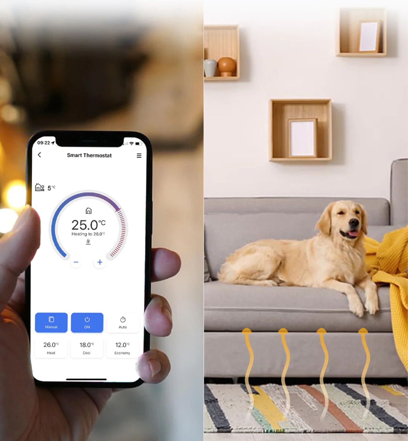 Wi-Fi Uzaktan Kontrollü Akıllı kombi Bağlantılı Termostat