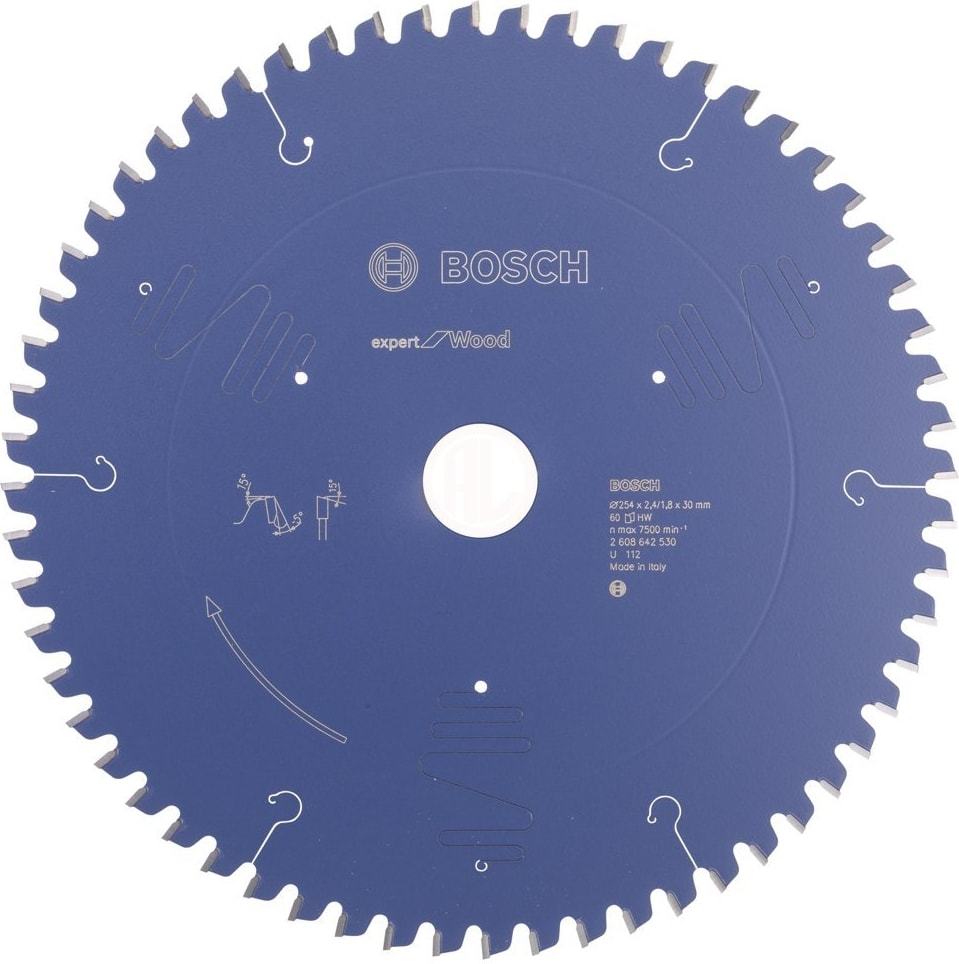 BOSCH - Expert Serisi Ahşap İçin Daire Testere Bıçağı - 254 X 30 X 2,4 Mm, 60 Diş