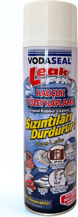 Vodaseal Leak Fix 200 ml – Beyaz Su Geçirmez Sızdırmazlık Spreyi