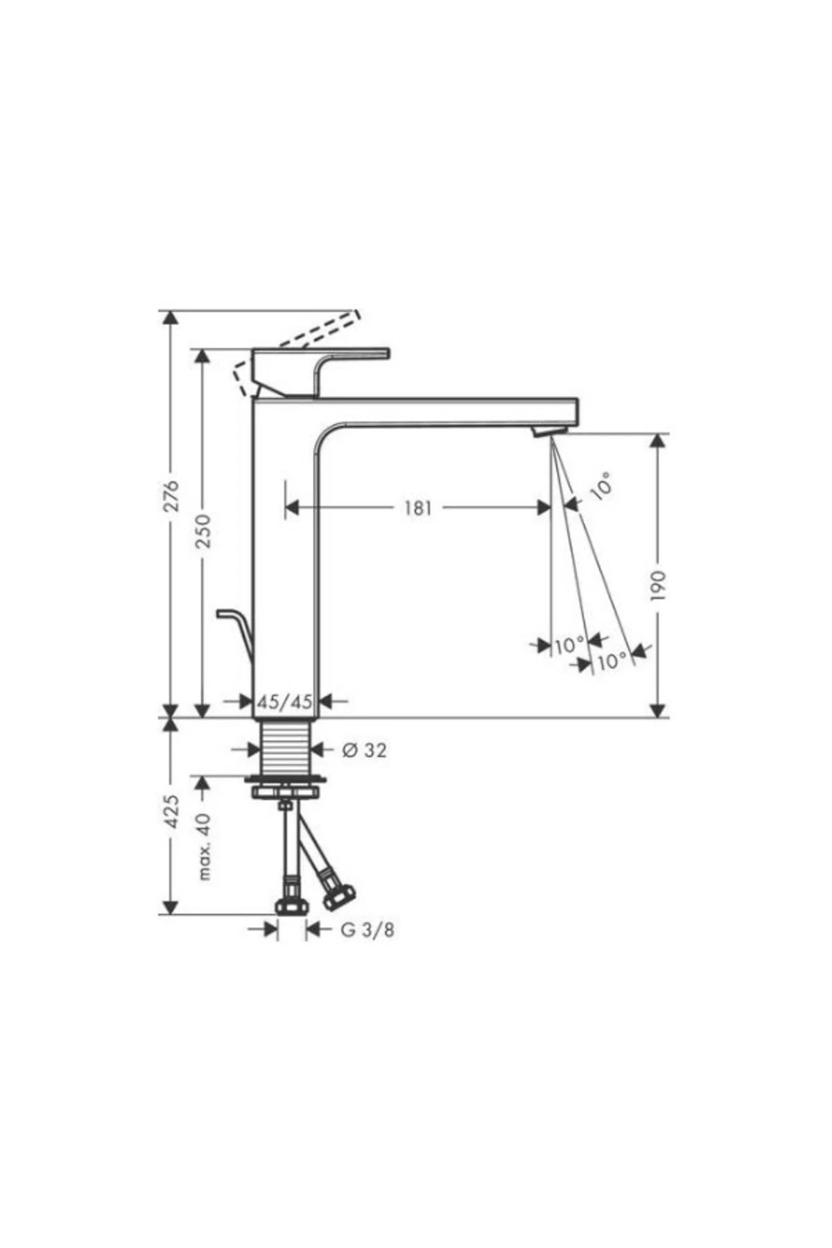 Vernis Shape Çanak Lavabo Bataryası 71562000