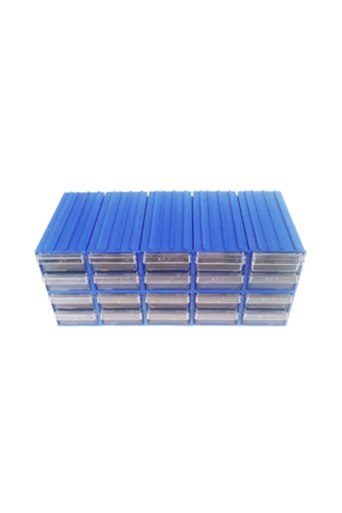 Sembol 300 Plastik Çekmeceli Kutu 4,6x11,7x2,4 Cm / Küçük Ebattır (20 ÇEKMECELİ)