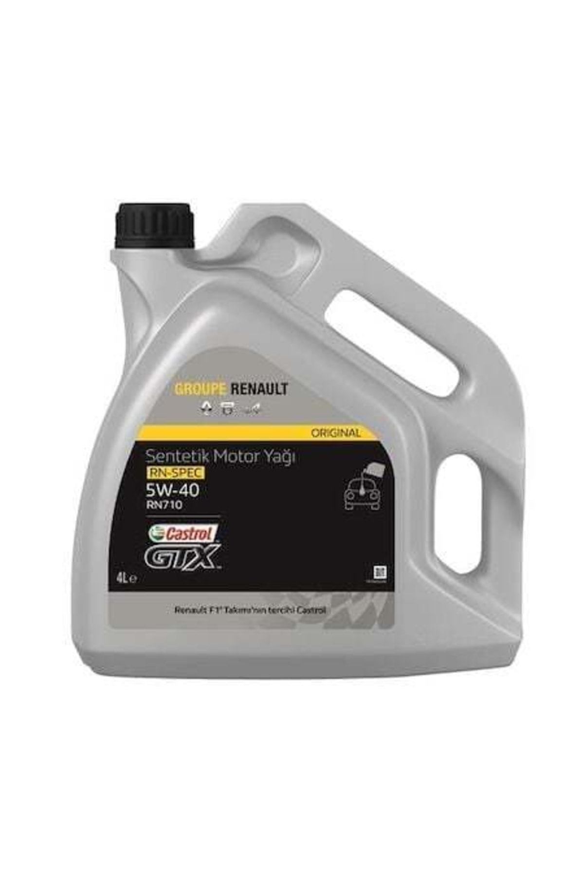 Renault Castrol Gtx 4 Lt 5w-40 Rn 710 Sentetik Motor Yağı 7711943764