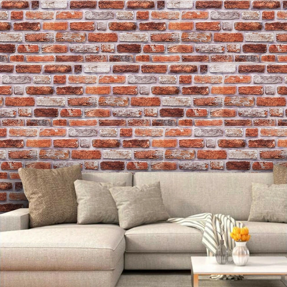 5 Adet (2,5m2) x Tuğla Desenli 3 Boyutlu Renkli Strafor Köpük Duvar Kaplama Paneli (BR-545)