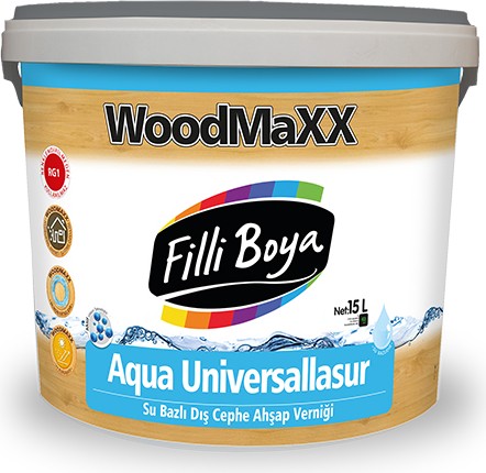 Woodmaxx® Aqua Universallasur 15 Lt (Su Bazlı Dış Cephe Ahşap Verniği)