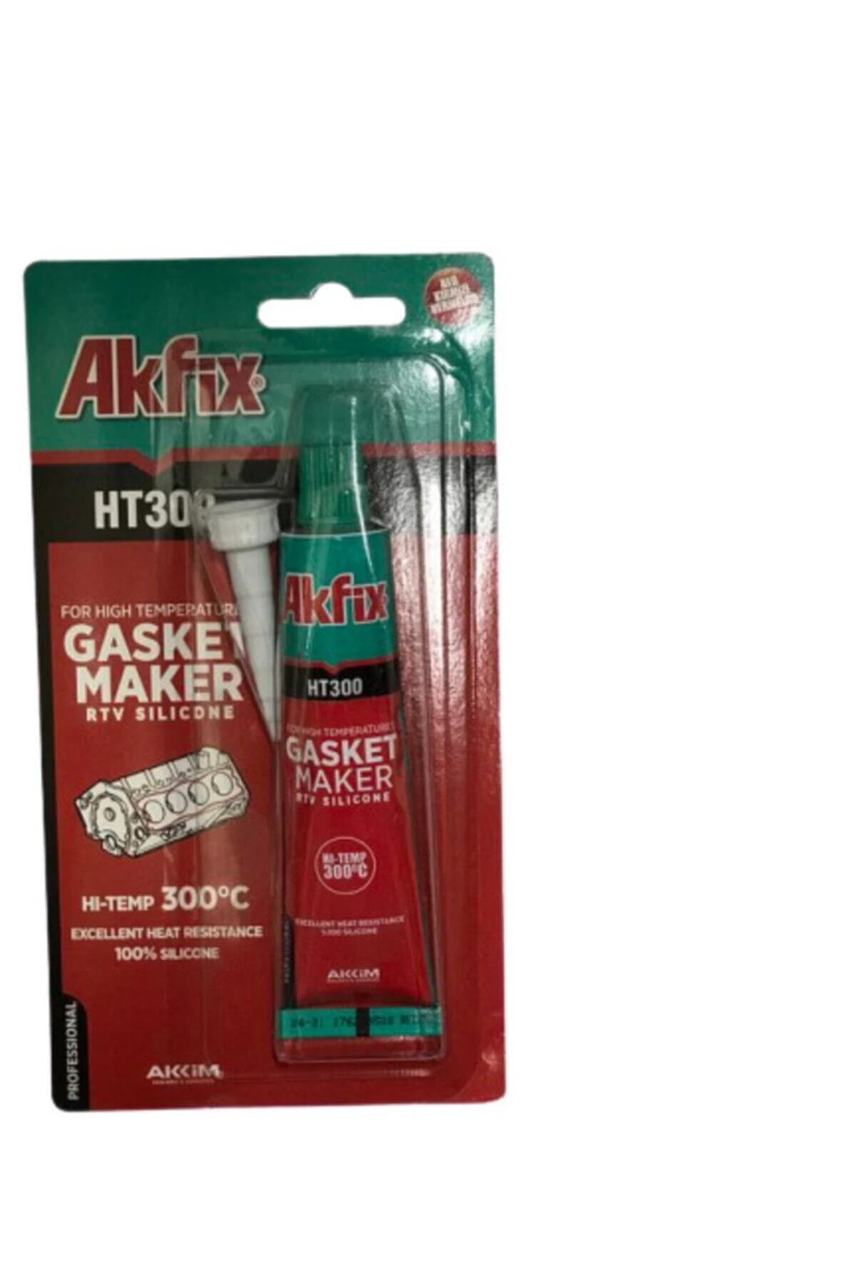 Kırmızı Renk Isıya Dayanıklı Silikon 50 ml