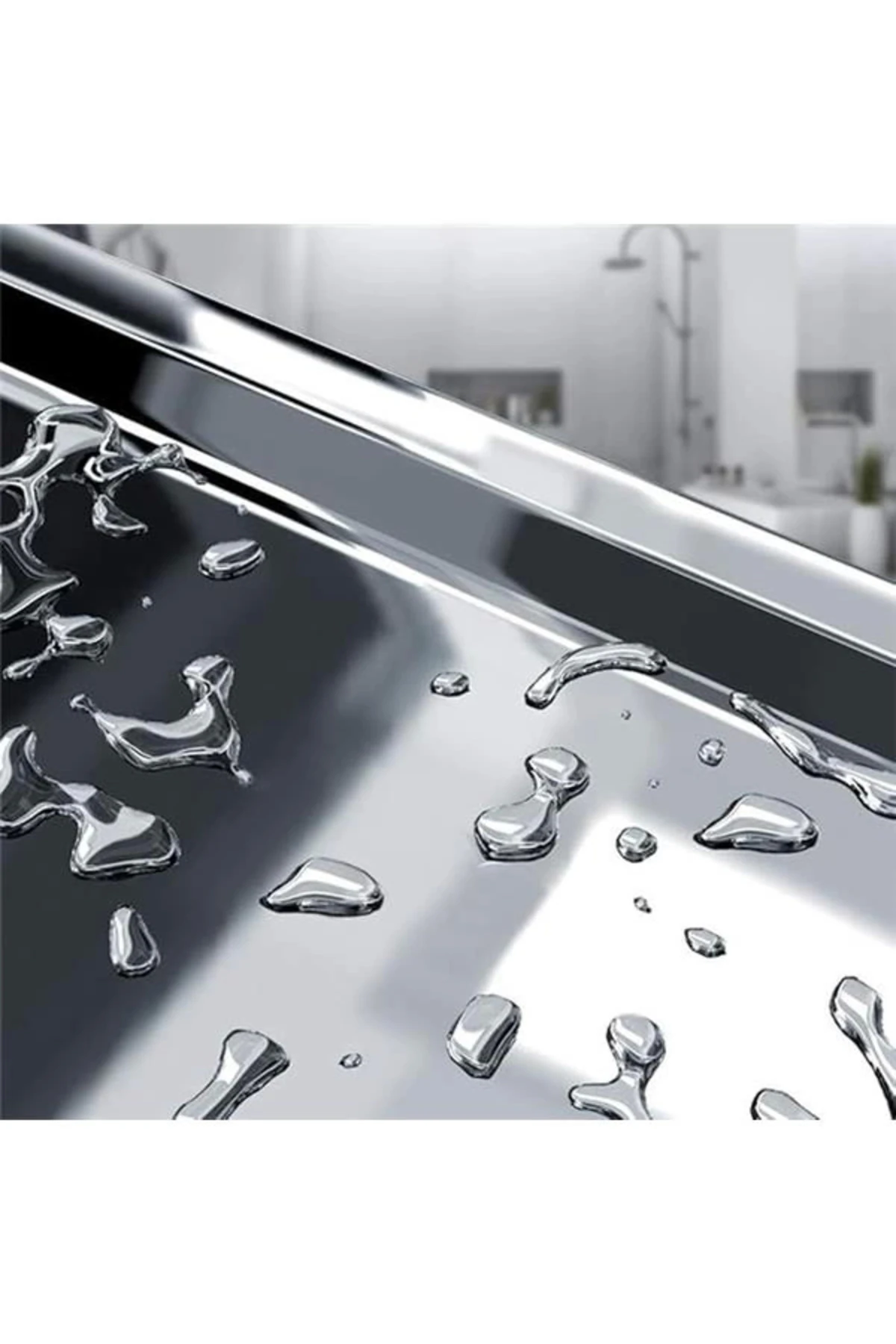 25x25 Cm 304 Paslanmaz Çelik Tepe Duşu – Geniş Kare Duş Başlığı, Sabit Tepe Duş Başlığı