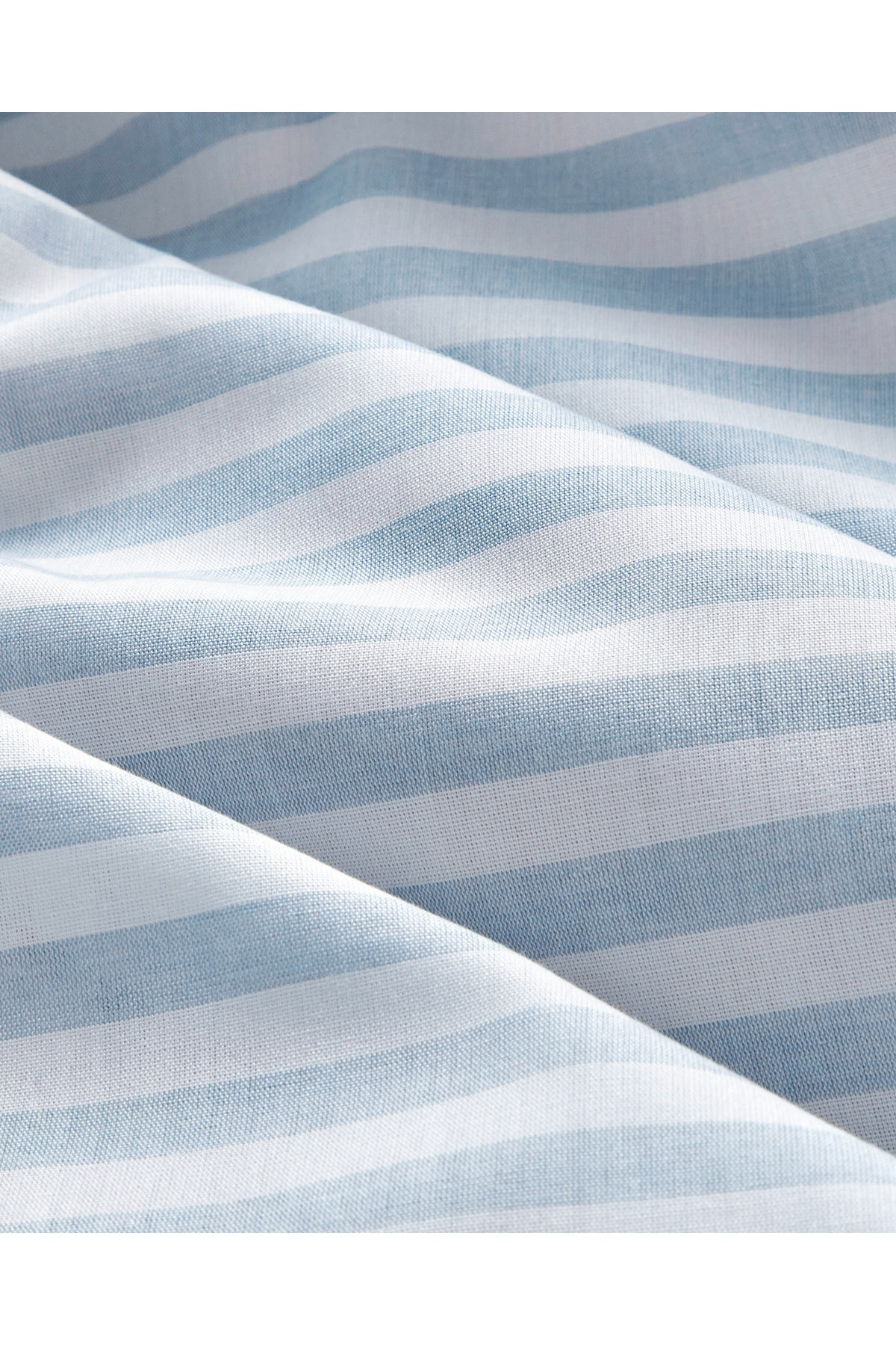 Soft Streaks İpliği Boyalı Tek Kişilik Nevresim Takımı 160x220 cm Mavi
